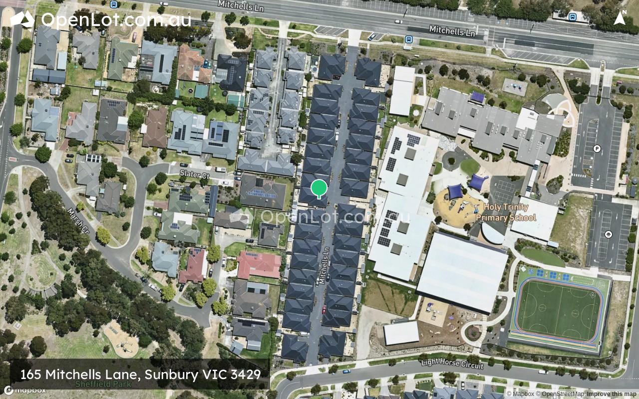 Satellite image for 165 Mitchells Lane, Sunbury VIC 3429