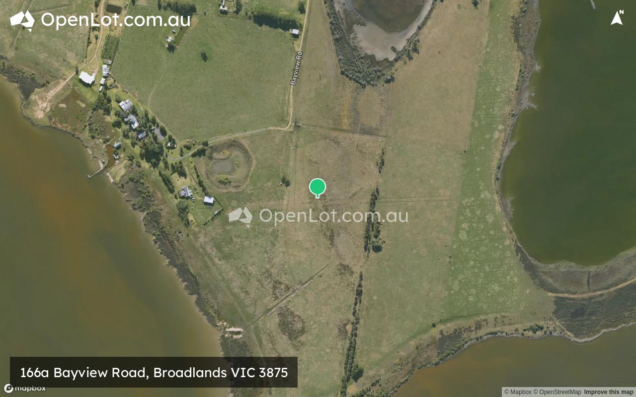 Satellite image for 166a Bayview Road, Broadlands VIC 3875