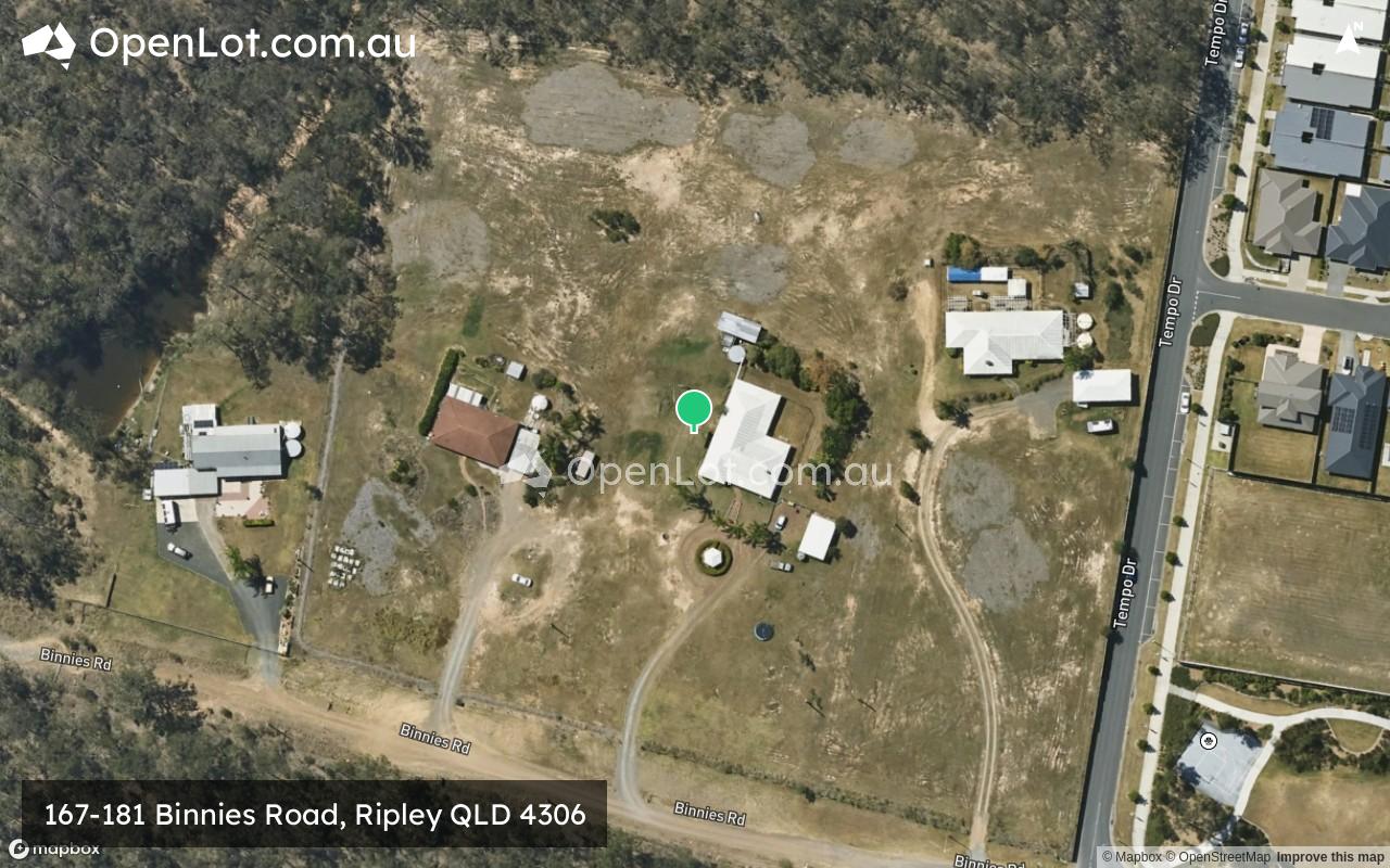 Satellite image for 167-181 Binnies Road, Ripley QLD 4306