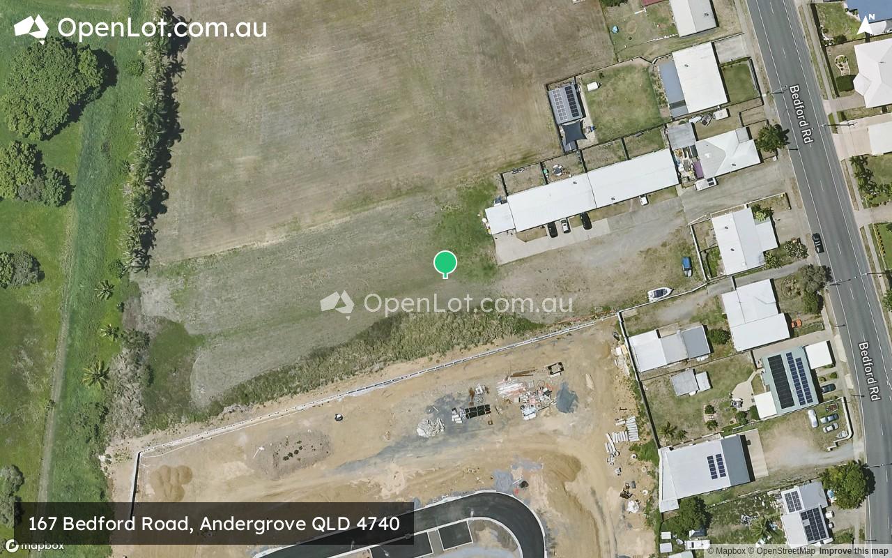 Satellite image for 167 Bedford Road, Andergrove QLD 4740
