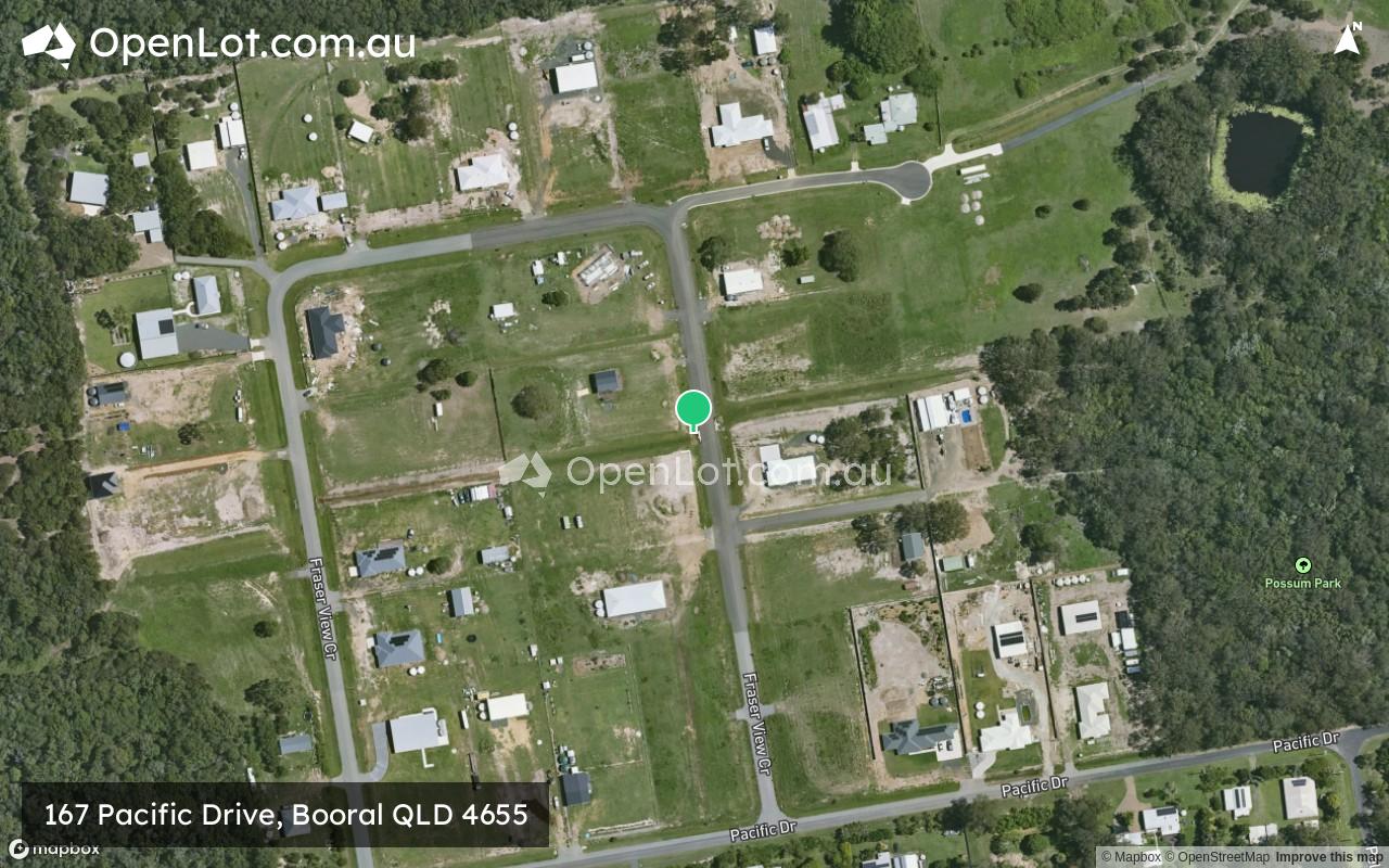 Satellite image for 167 Pacific Drive, Booral QLD 4655