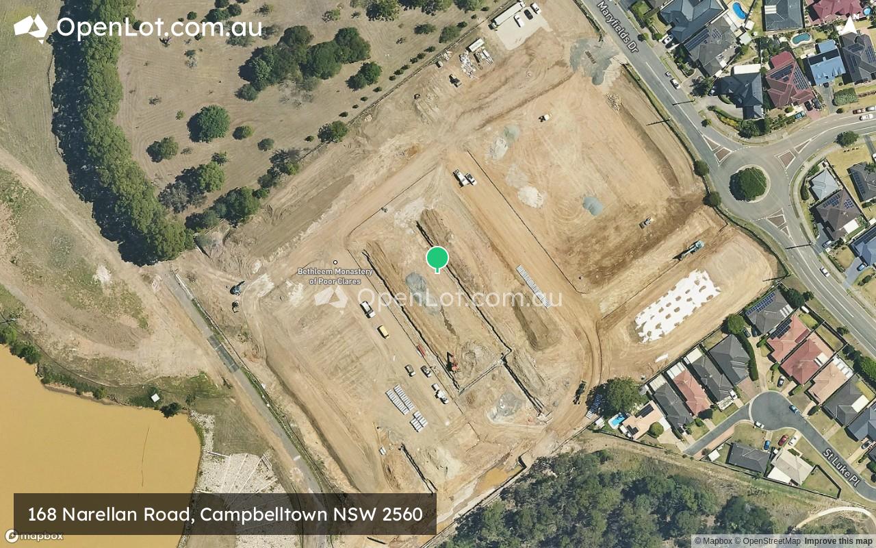 Satellite image for 168 Narellan Road, Campbelltown NSW 2560