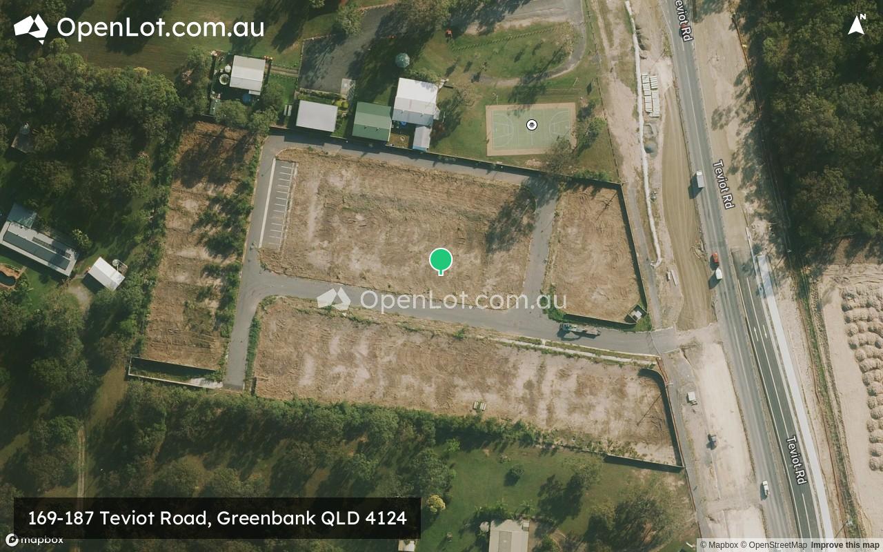 Satellite image for 169-187 Teviot Road, Greenbank QLD 4124