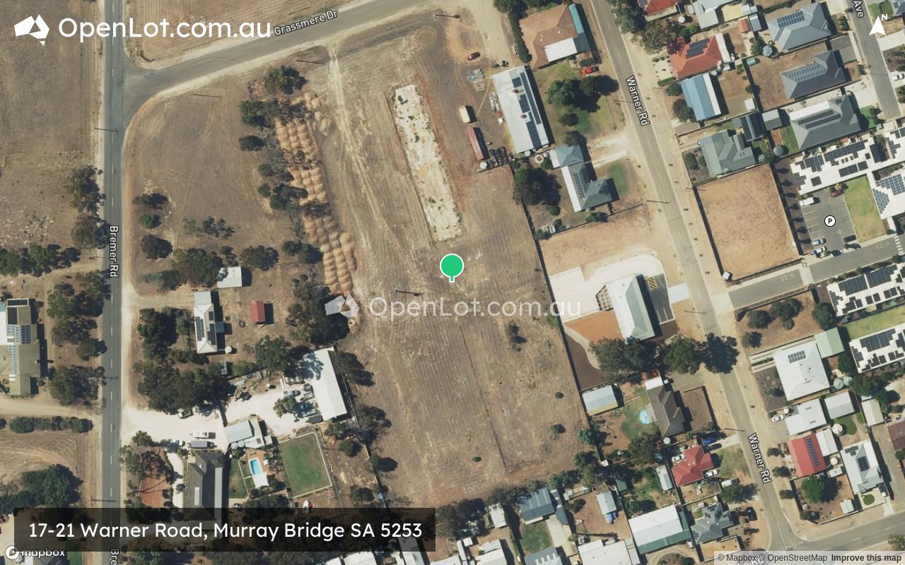 Satellite image for 17-21 Warner Road, Murray Bridge SA 5253