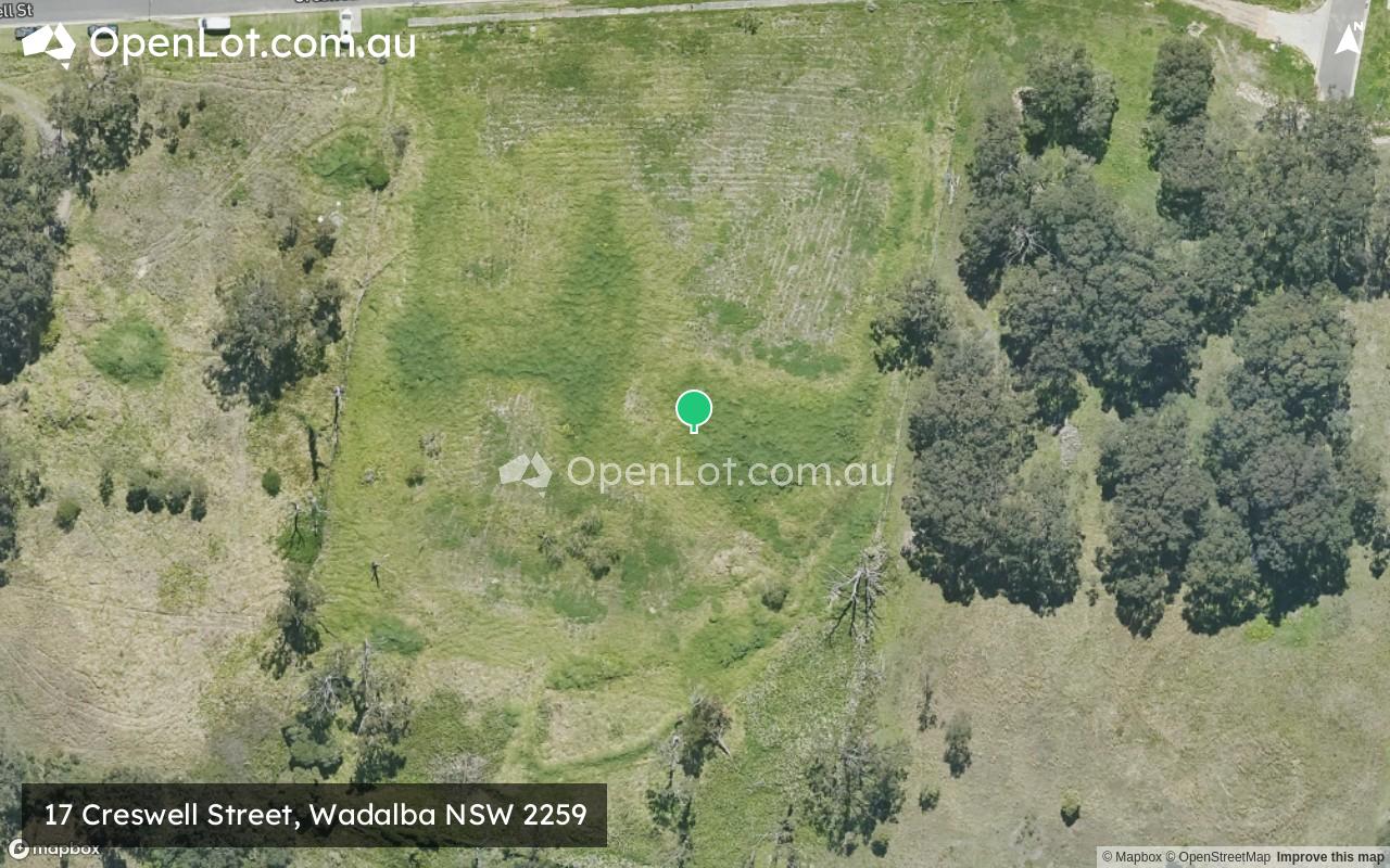 Satellite image for 17 Creswell Street, Wadalba NSW 2259
