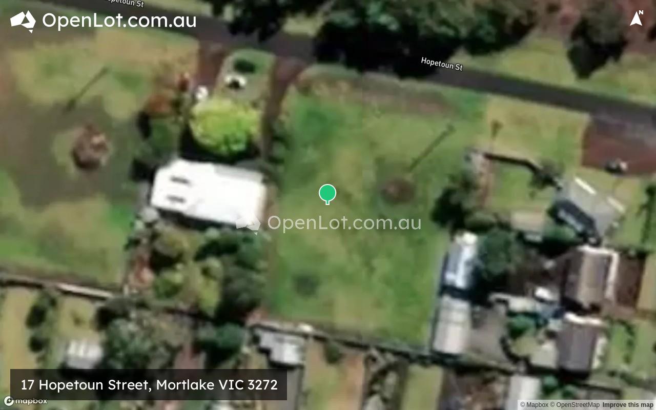 Satellite image for 17 Hopetoun Street, Mortlake VIC 3272