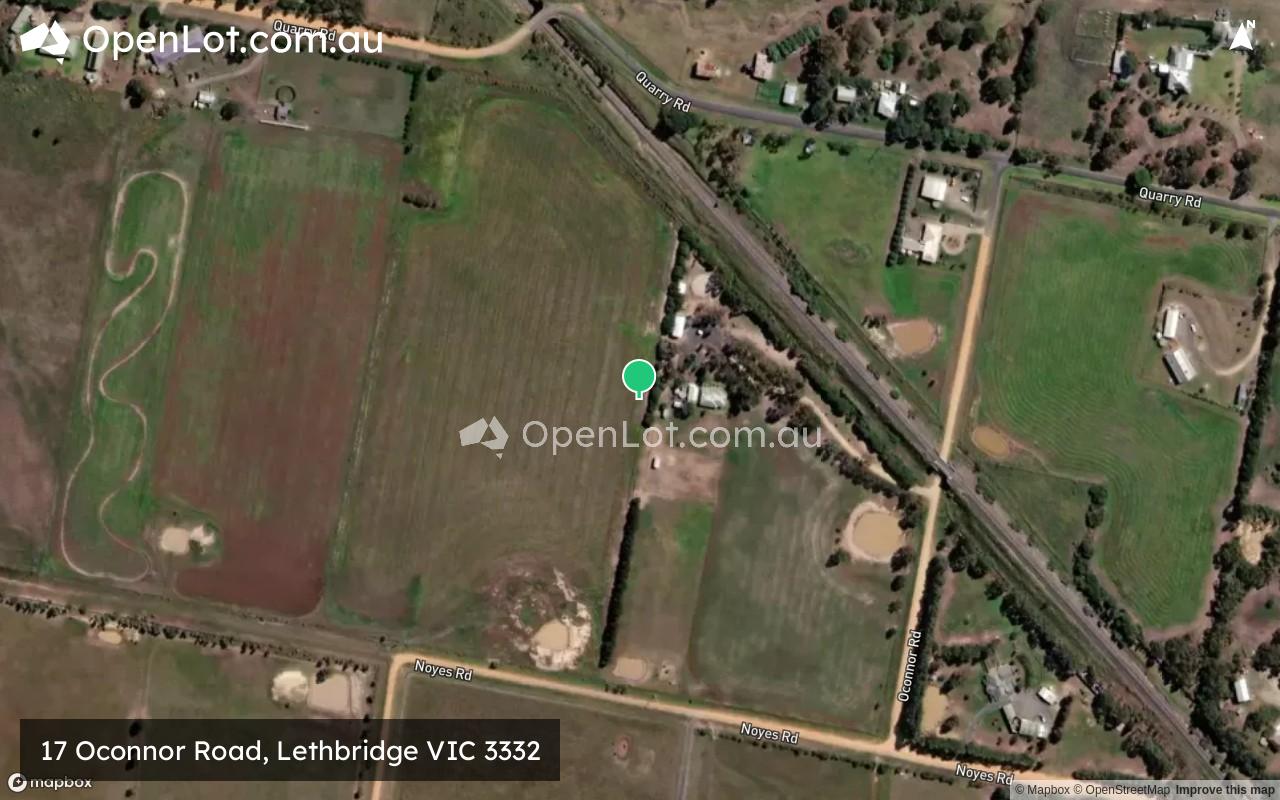 Satellite image for 17 Oconnor Road, Lethbridge VIC 3332