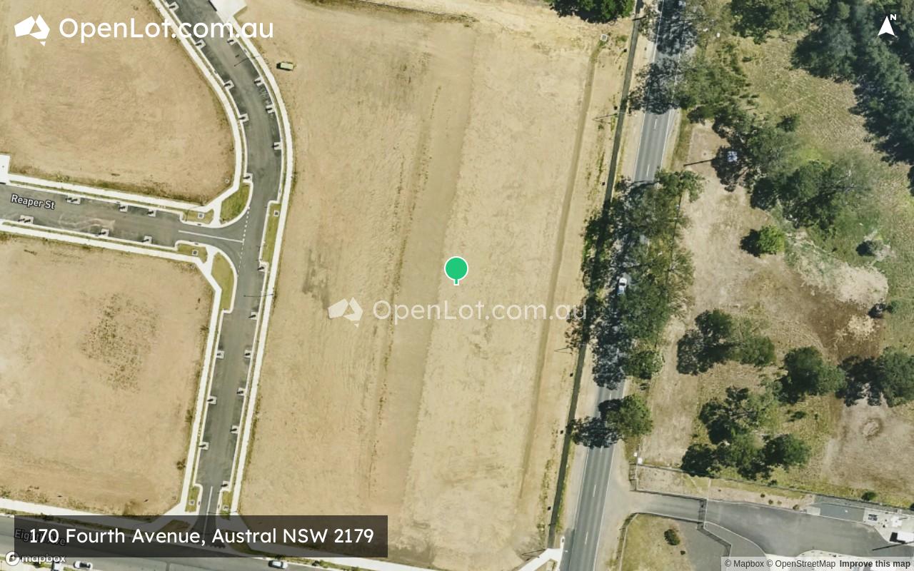 Satellite image for 170 Fourth Avenue, Austral NSW 2179