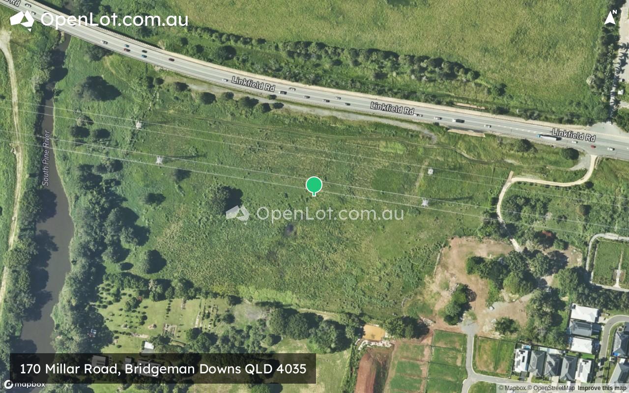 Satellite image for 170 Millar Road, Bridgeman Downs QLD 4035
