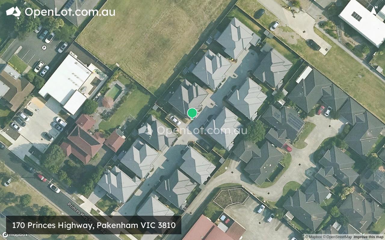 Satellite image for 170 Princes Highway, Pakenham VIC 3810