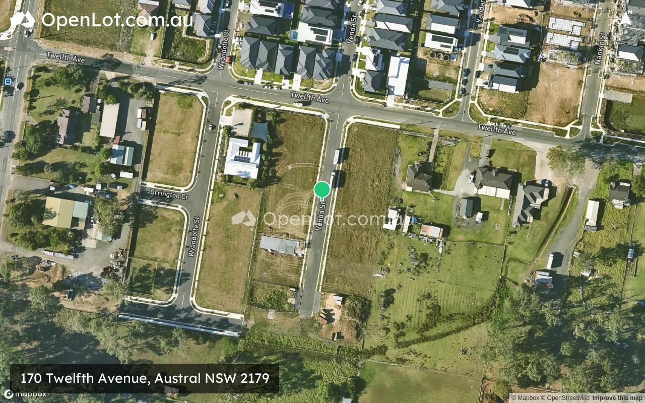 Satellite image for 170 Twelfth Avenue, Austral NSW 2179