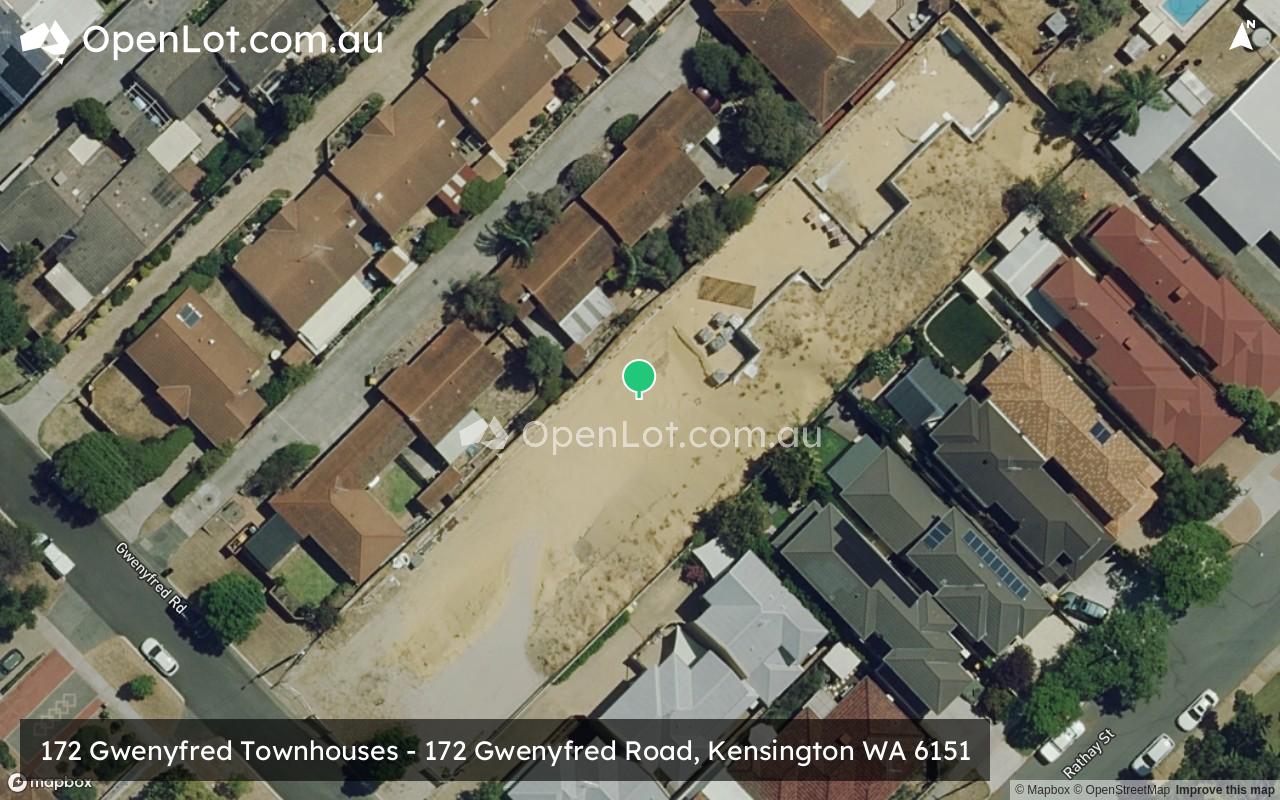 Satellite image for 172 Gwenyfred Townhouses - 172 Gwenyfred Road, Kensington WA 6151