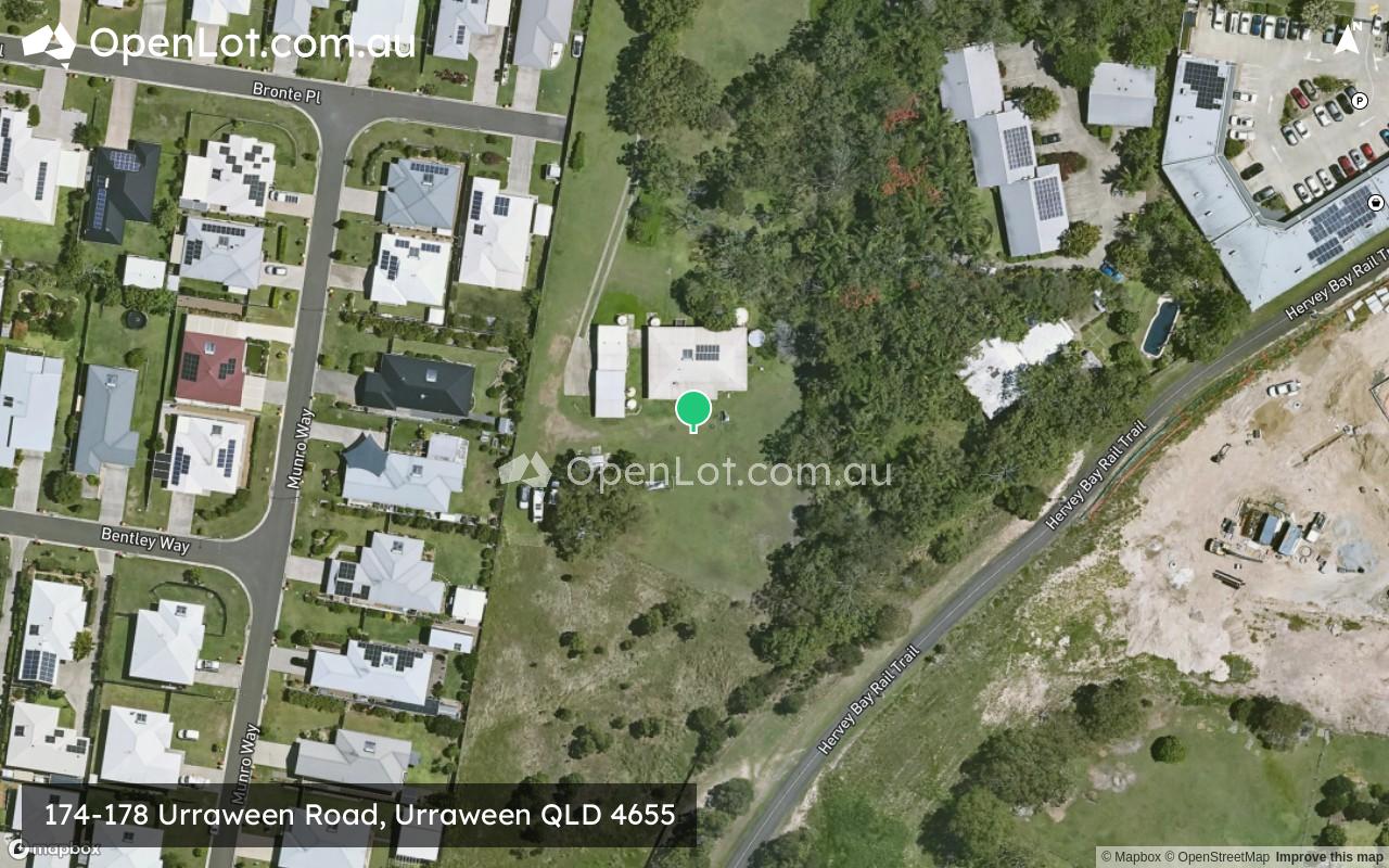 Satellite image for 174-178 Urraween Road, Urraween QLD 4655