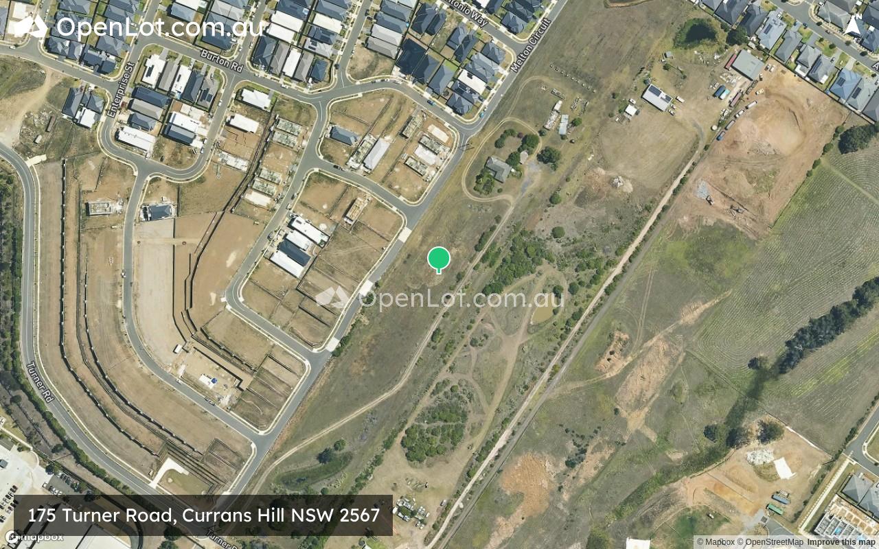 Satellite image for 175 Turner Road, Currans Hill NSW 2567