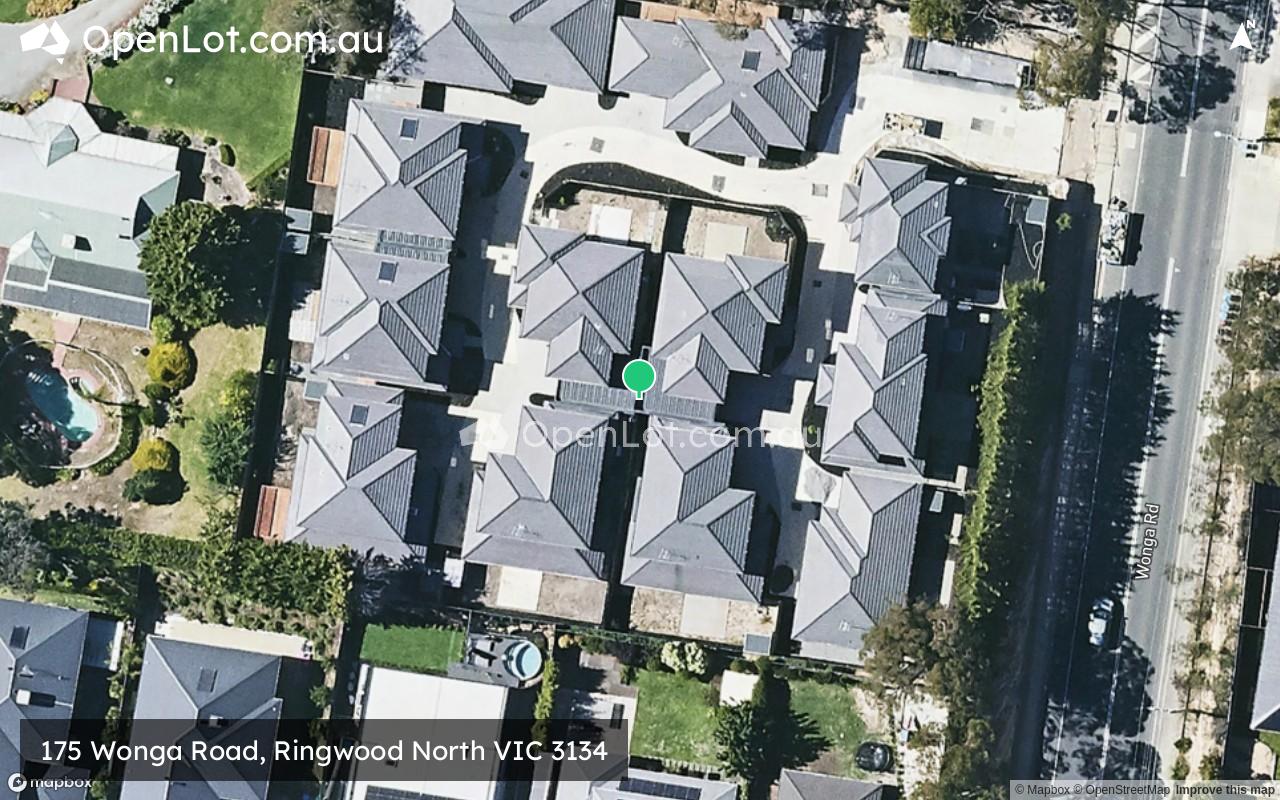 Satellite image for 175 Wonga Road, Ringwood North VIC 3134