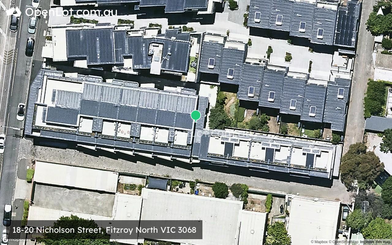 Satellite image for 18-20 Nicholson Street, Fitzroy North VIC 3068