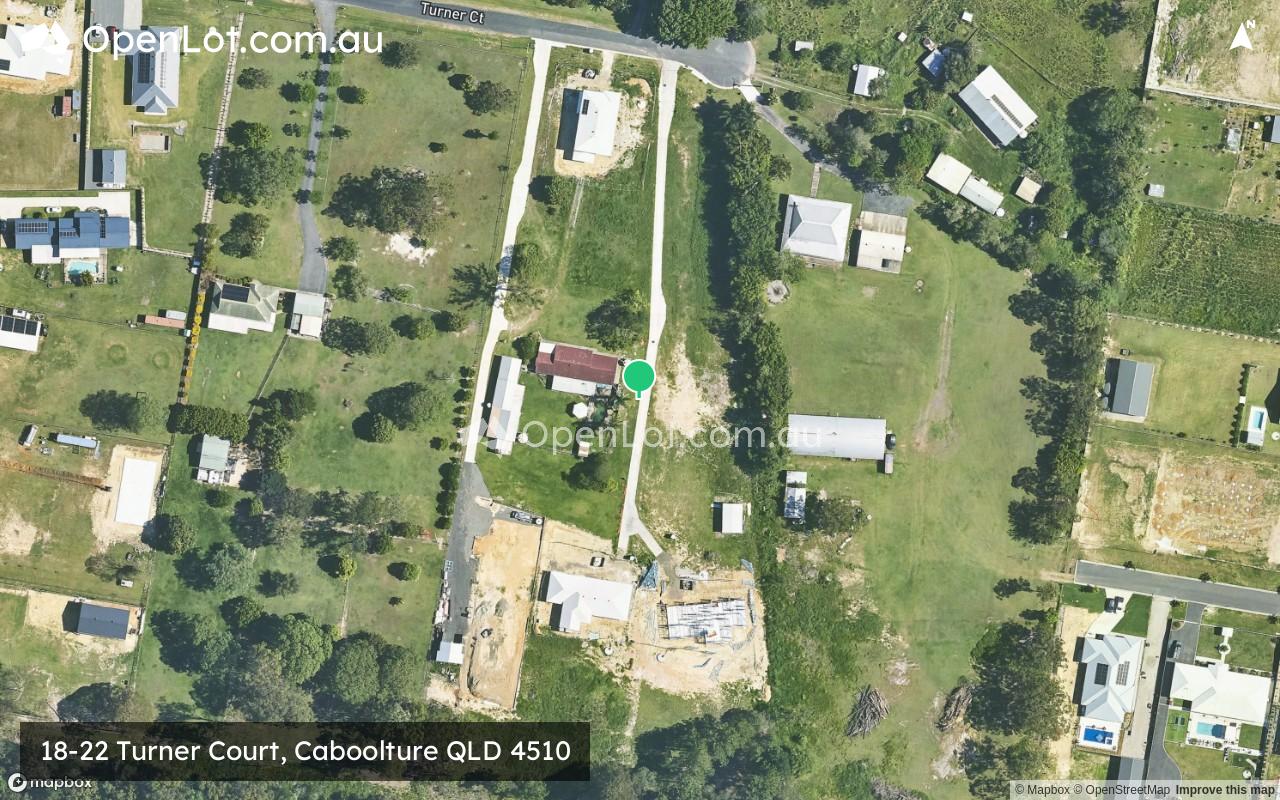 Satellite image for 18-22 Turner Court, Caboolture QLD 4510