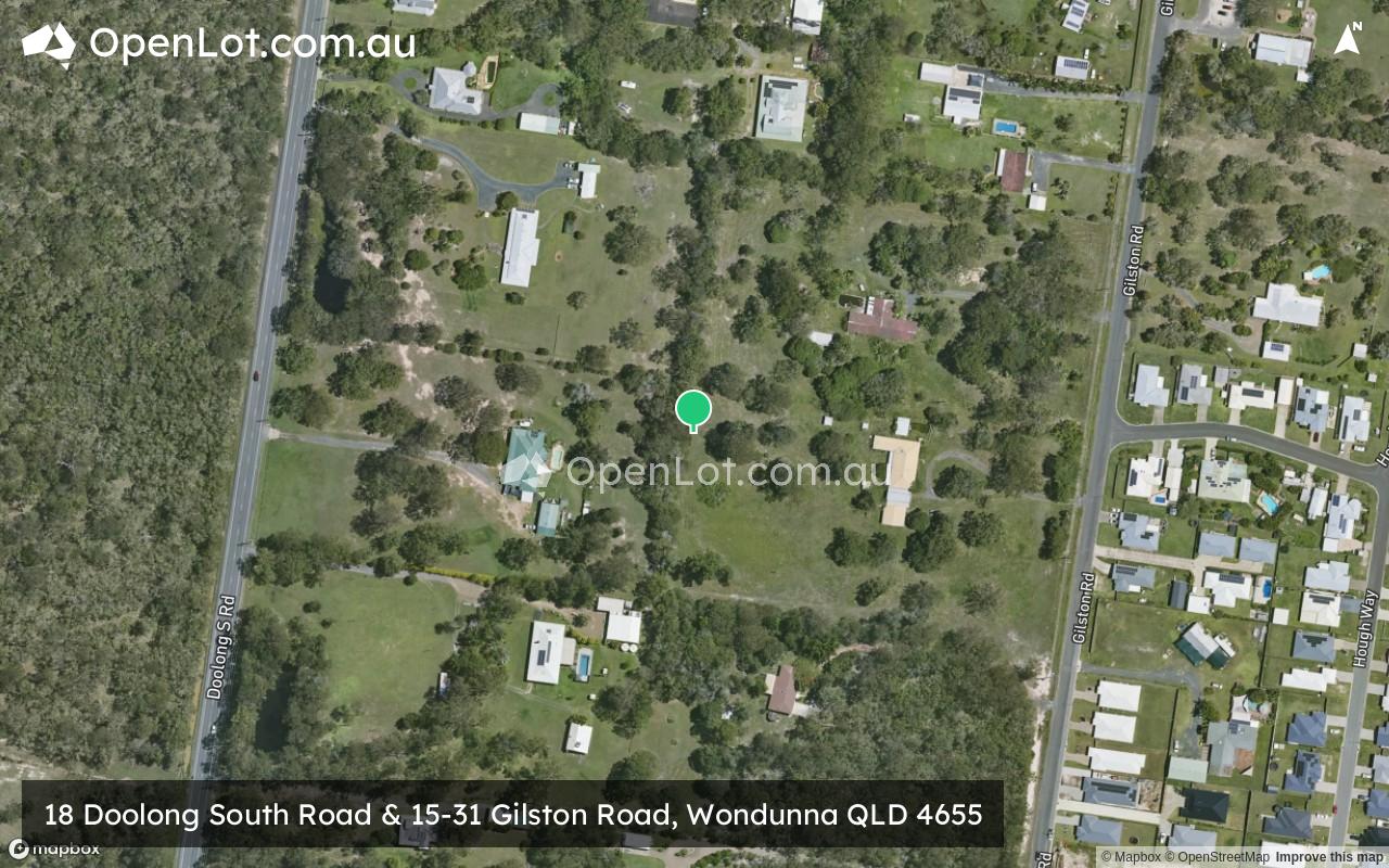 Satellite image for 18 Doolong South Road & 15-31 Gilston Road, Wondunna QLD 4655
