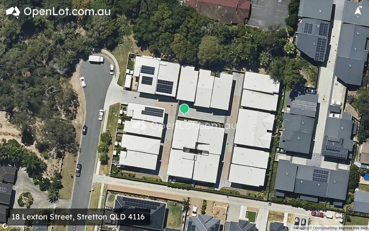 Satellite image for 18 Lexton Street, Stretton QLD 4116