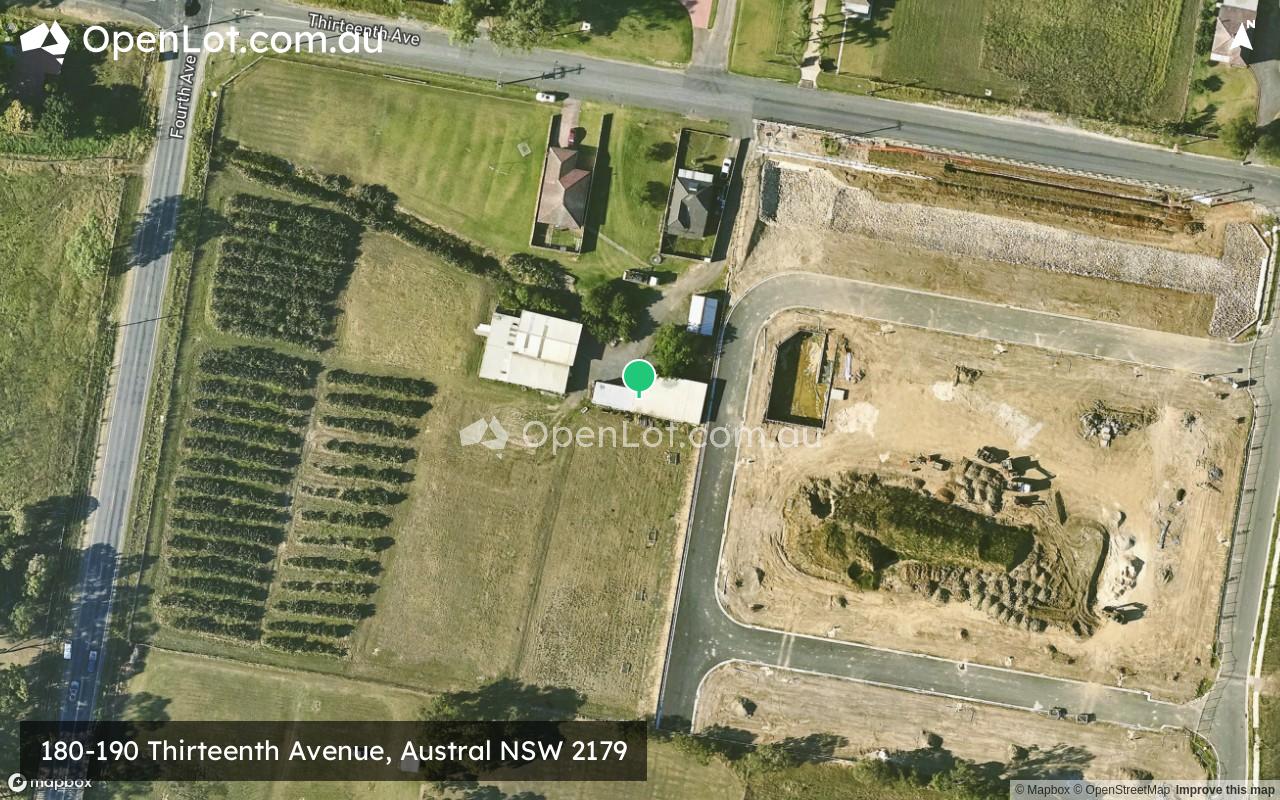 Satellite image for 180-190 Thirteenth Avenue, Austral NSW 2179