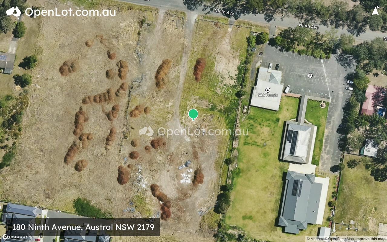 Satellite image for 180 Ninth Avenue, Austral NSW 2179