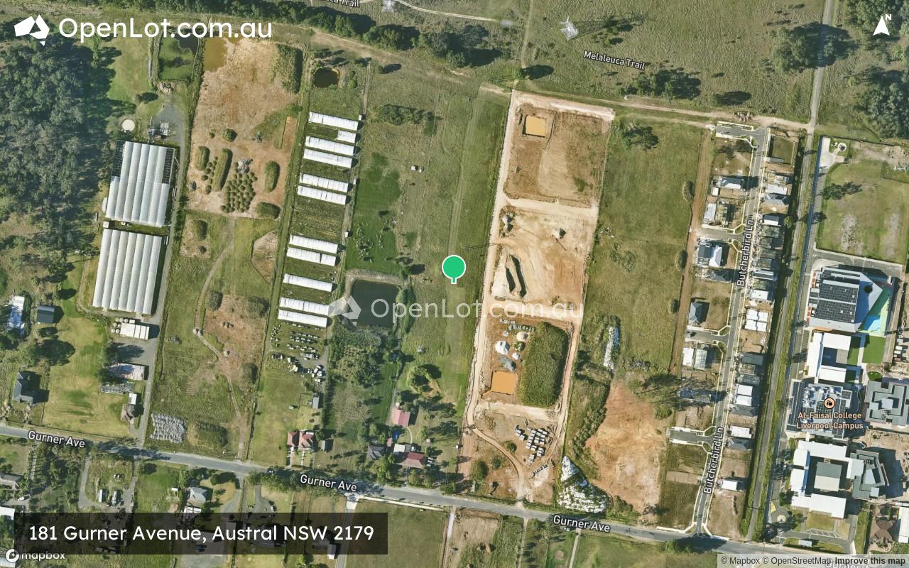 Satellite image for 181 Gurner Avenue, Austral NSW 2179