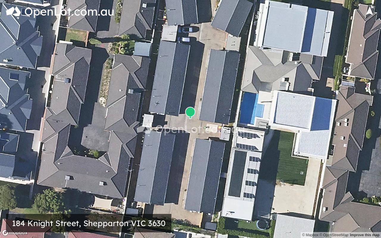 Satellite image for 184 Knight Street, Shepparton VIC 3630