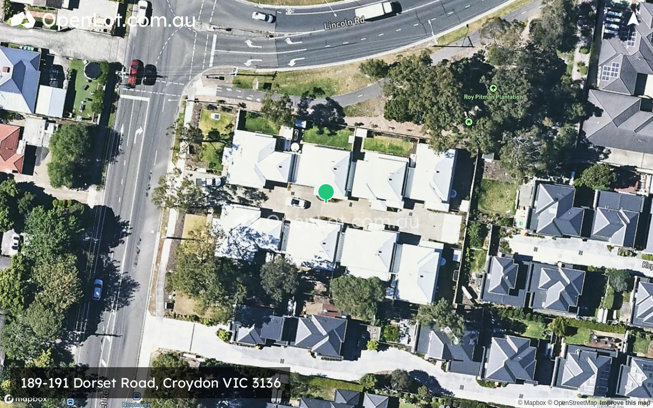 Satellite image for 189-191 Dorset Road, Croydon VIC 3136