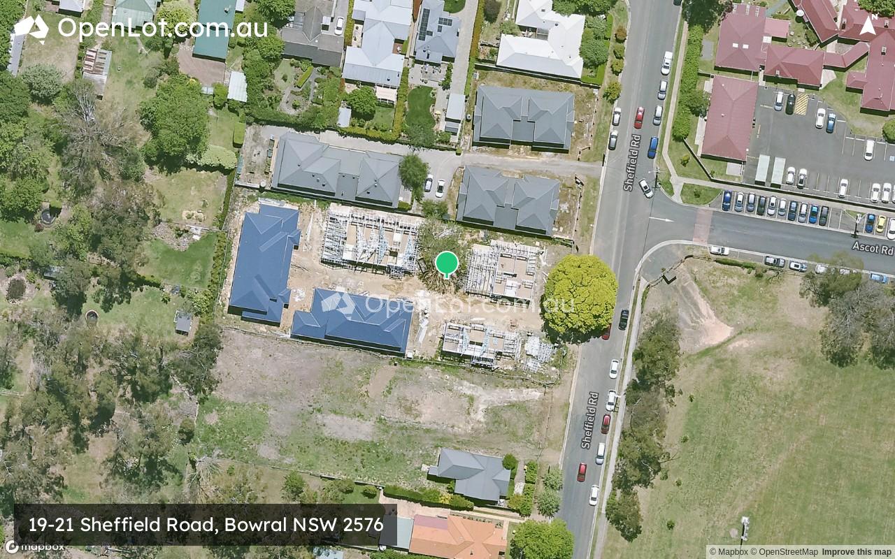 Satellite image for 19-21 Sheffield Road, Bowral NSW 2576