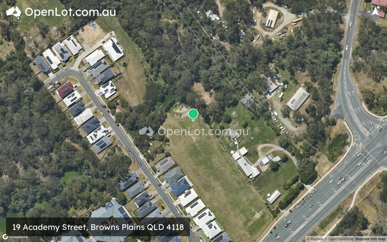 Satellite image for 19 Academy Street, Browns Plains QLD 4118
