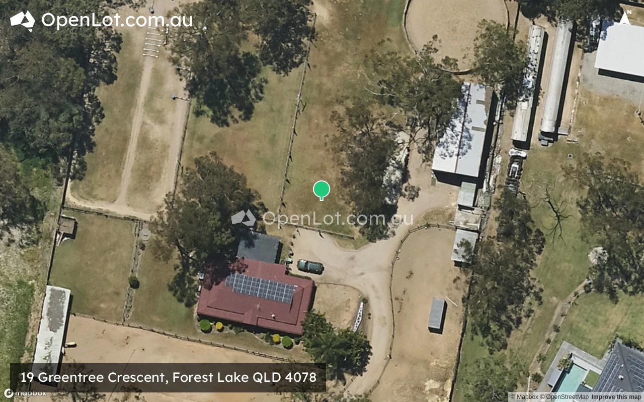 Satellite image for 19 Greentree Crescent, Forest Lake QLD 4078