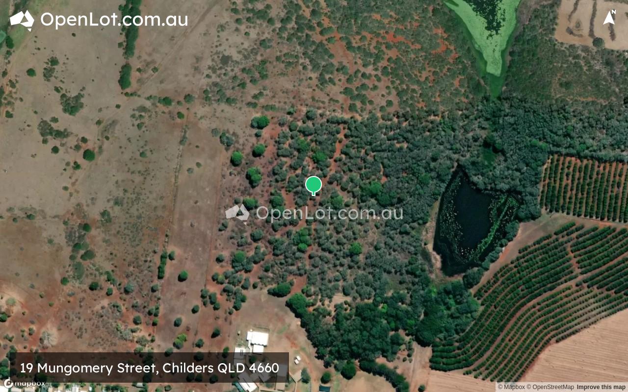 Satellite image for 19 Mungomery Street, Childers QLD 4660