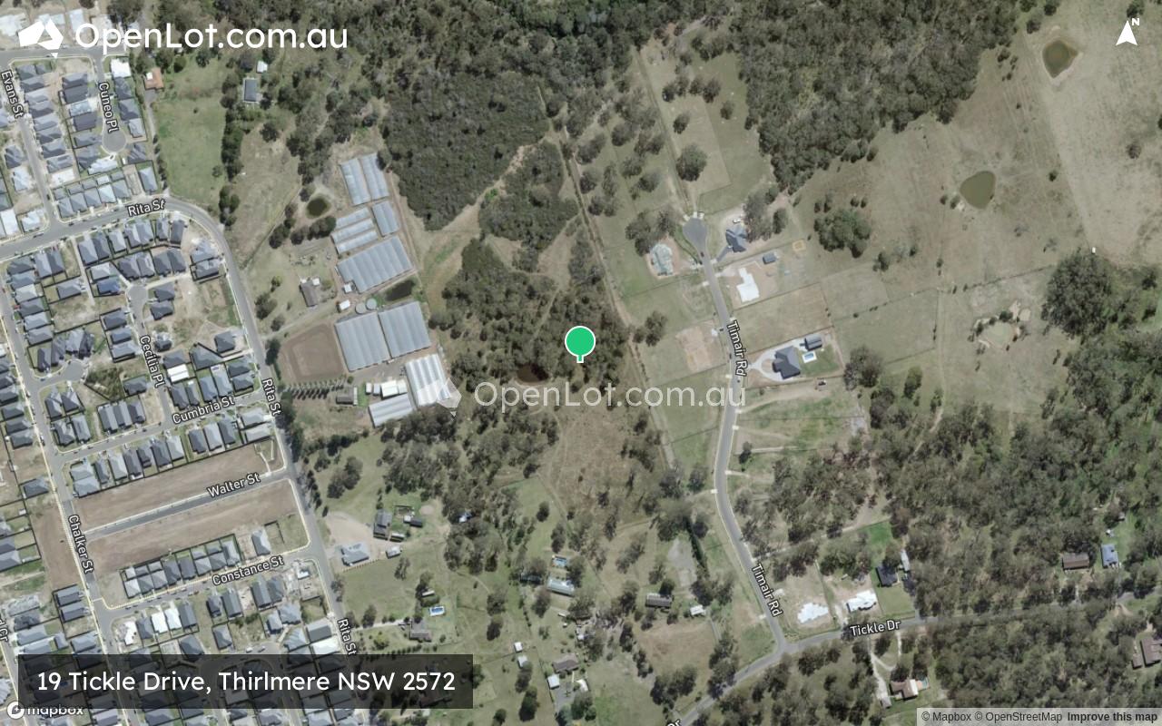 Satellite image for 19 Tickle Drive, Thirlmere NSW 2572