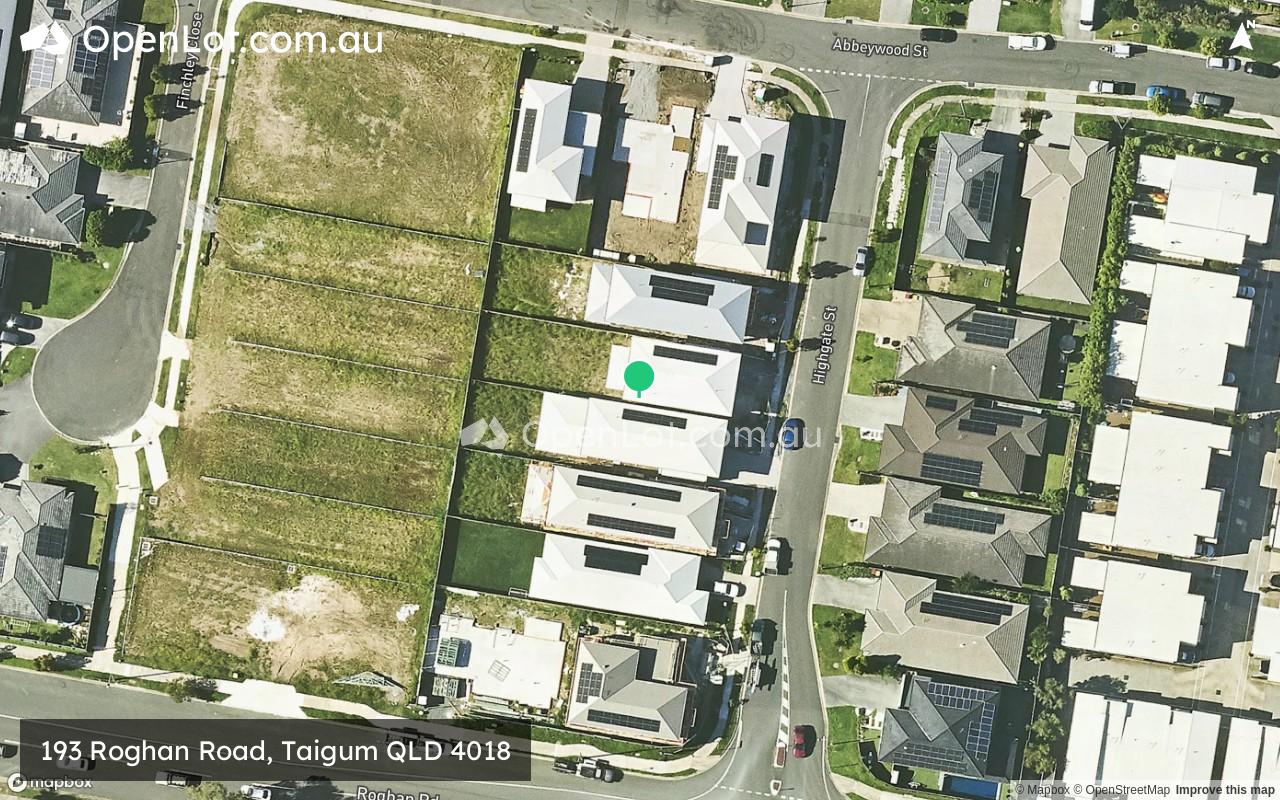 Satellite image for 193 Roghan Road, Taigum QLD 4018