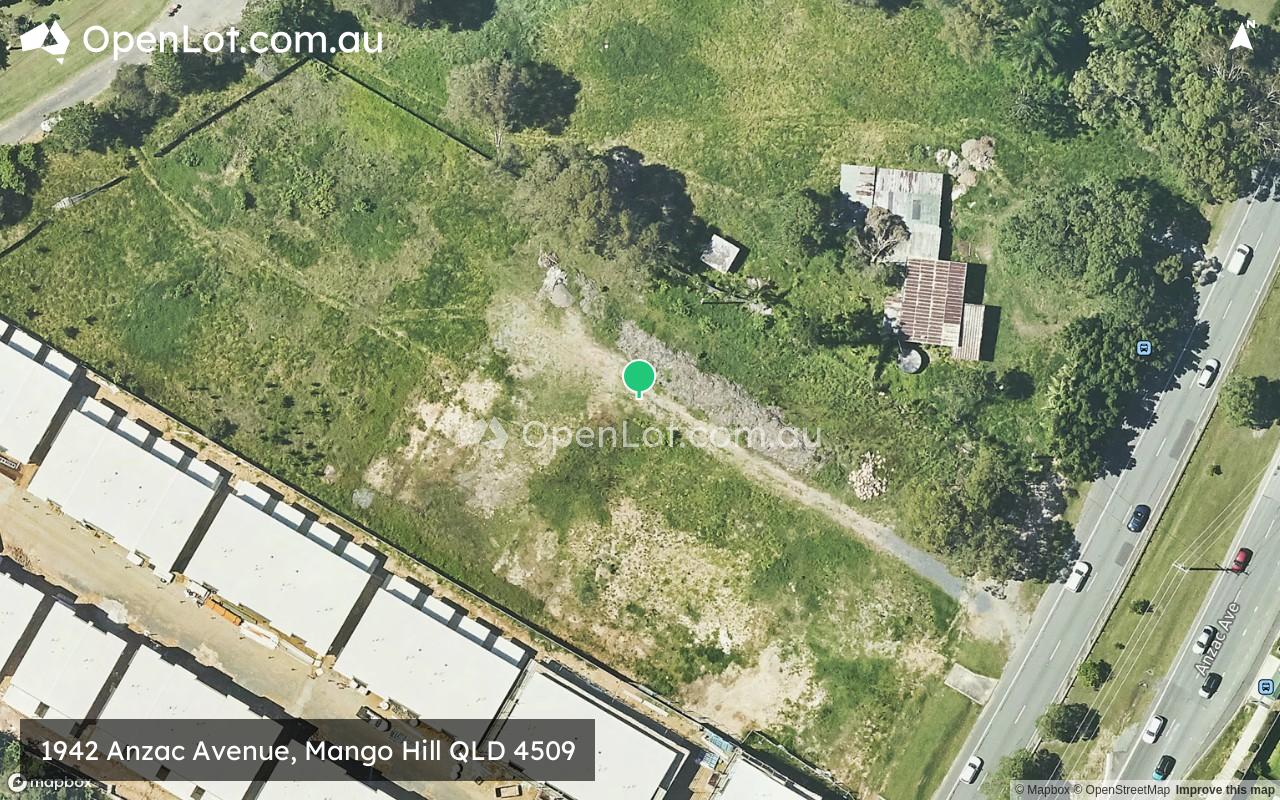 Satellite image for 1942 Anzac Avenue, Mango Hill QLD 4509
