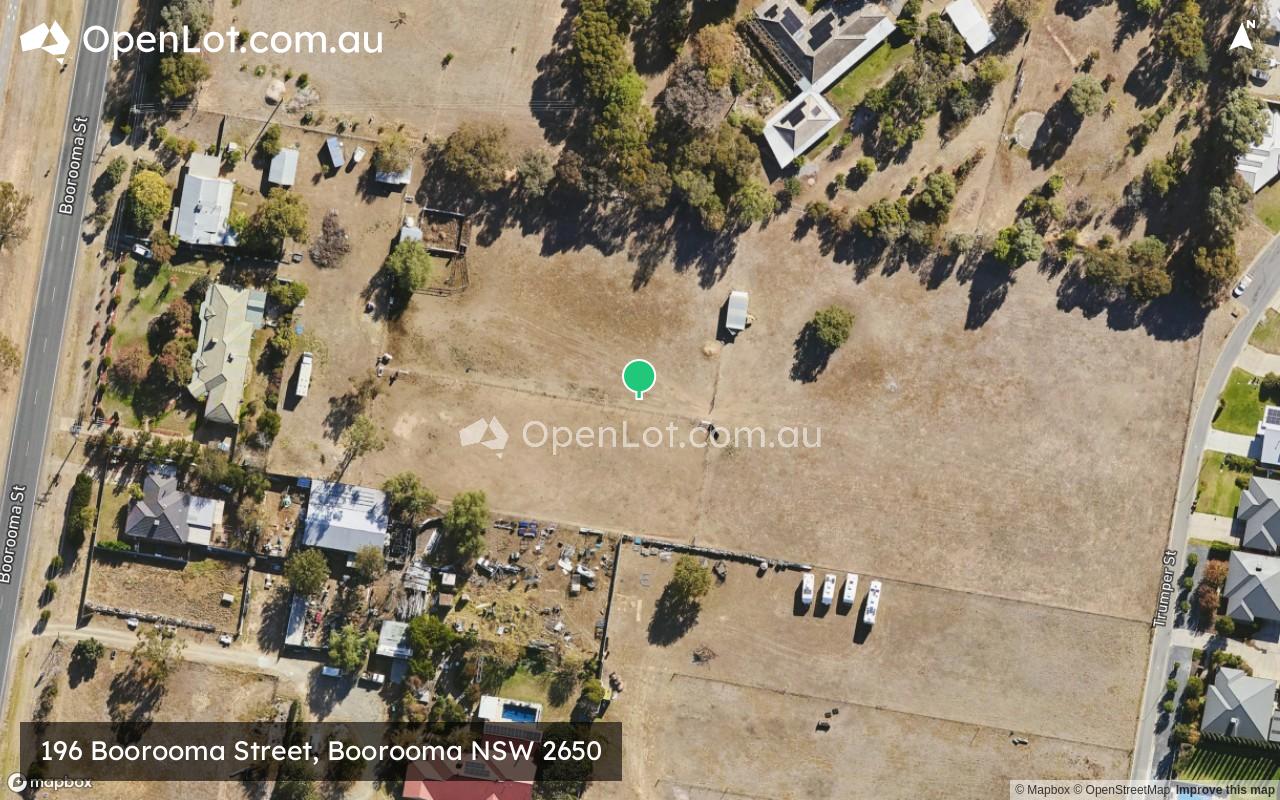Satellite image for 196 Boorooma Street, Boorooma NSW 2650