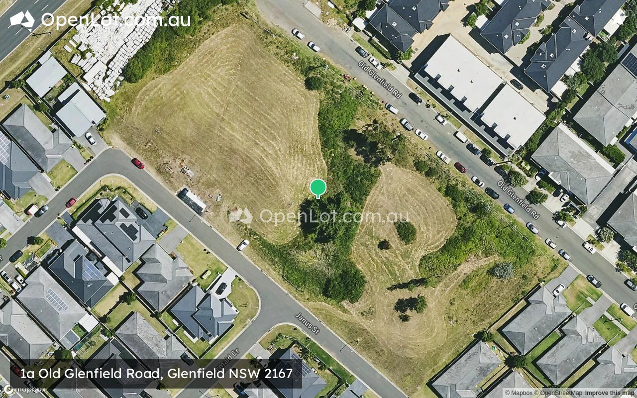 Satellite image for 1a Old Glenfield Road, Glenfield NSW 2167