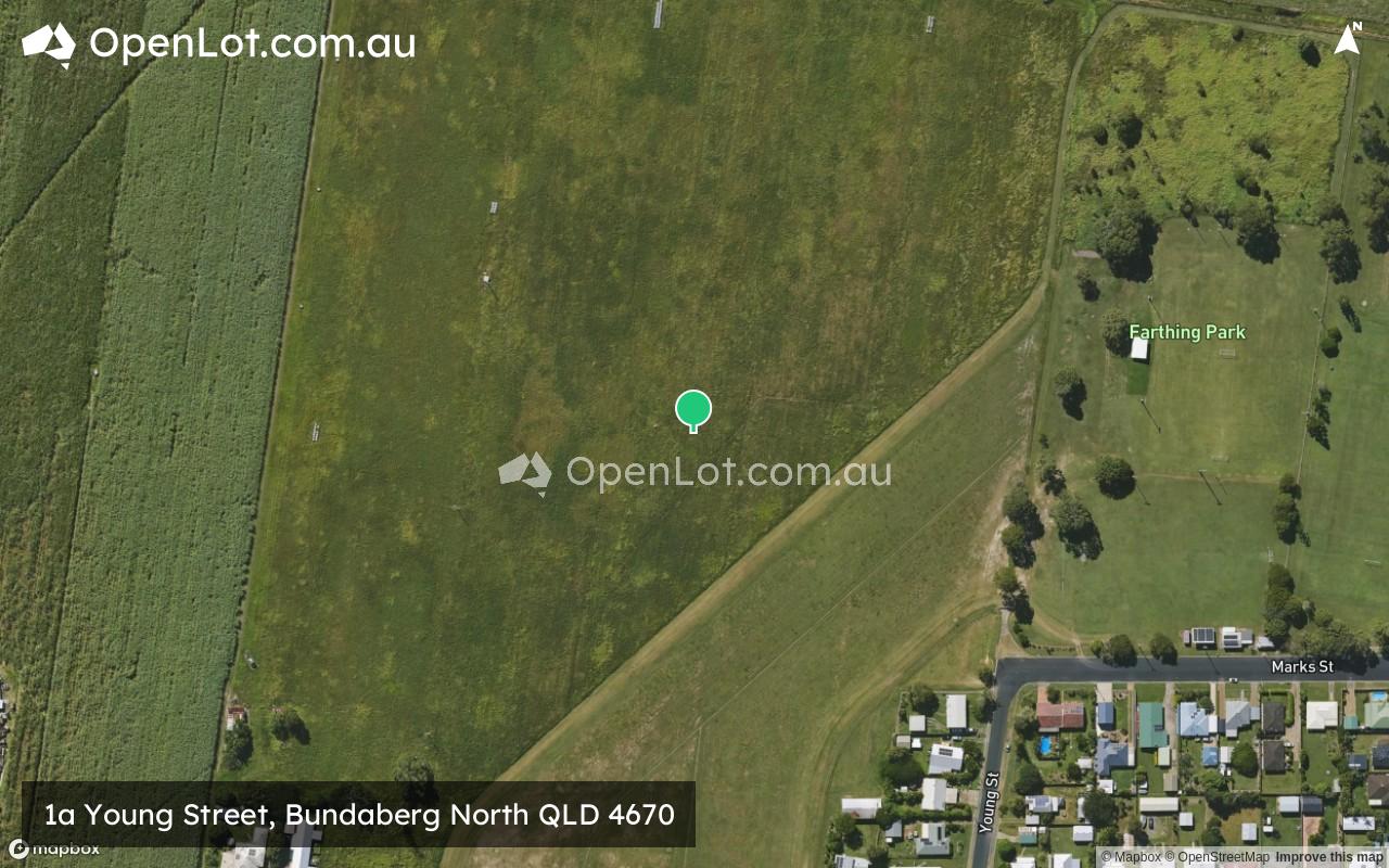 Satellite image for 1a Young Street, Bundaberg North QLD 4670