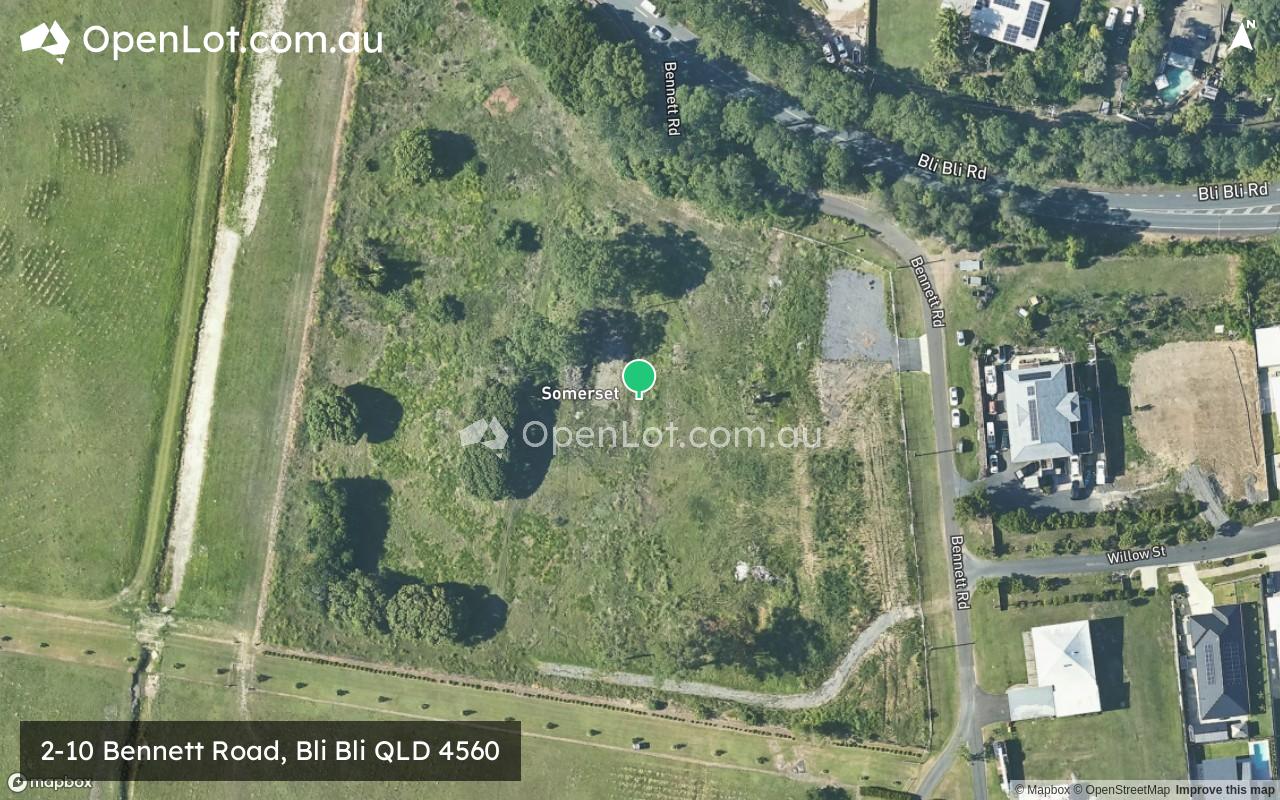 Satellite image for 2-10 Bennett Road, Bli Bli QLD 4560