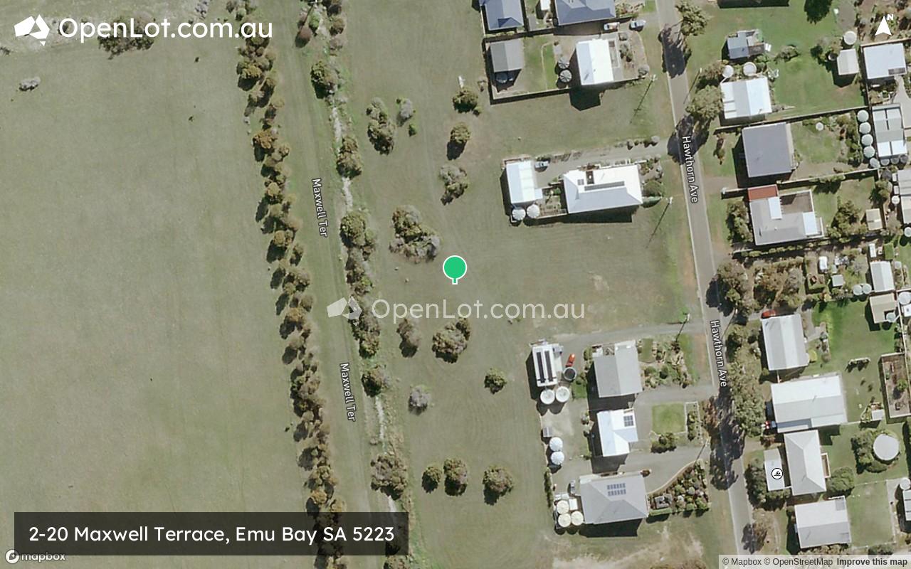 Satellite image for 2-20 Maxwell Terrace, Emu Bay SA 5223
