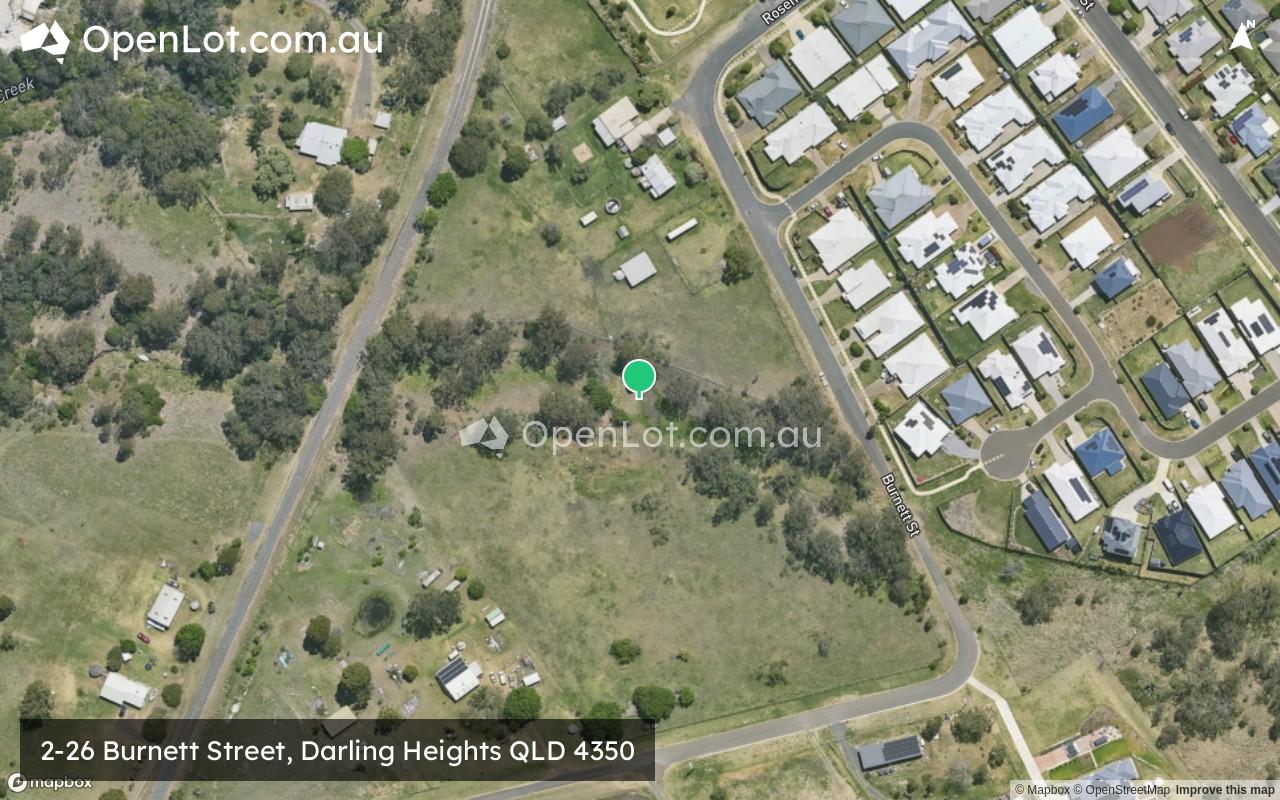 Satellite image for 2-26 Burnett Street, Darling Heights QLD 4350