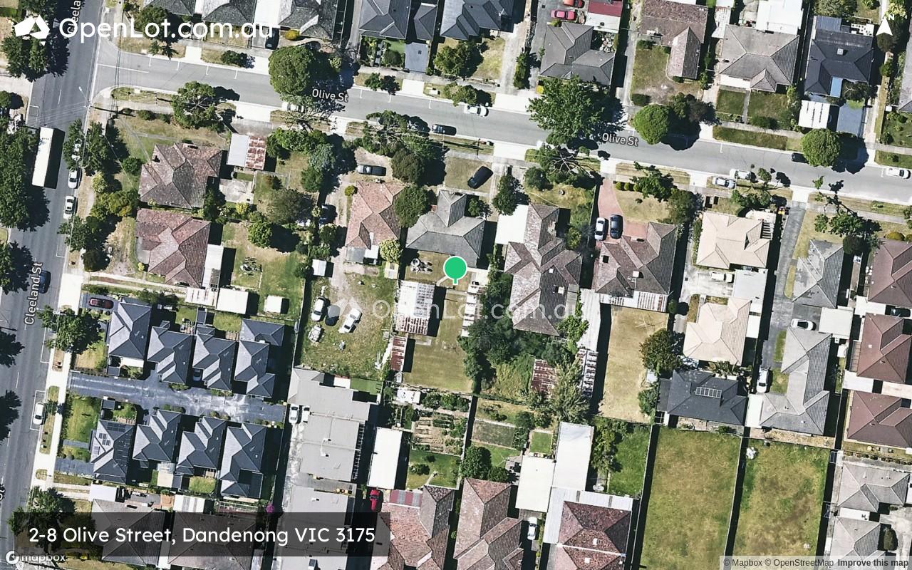Satellite image for 2-8 Olive Street, Dandenong VIC 3175