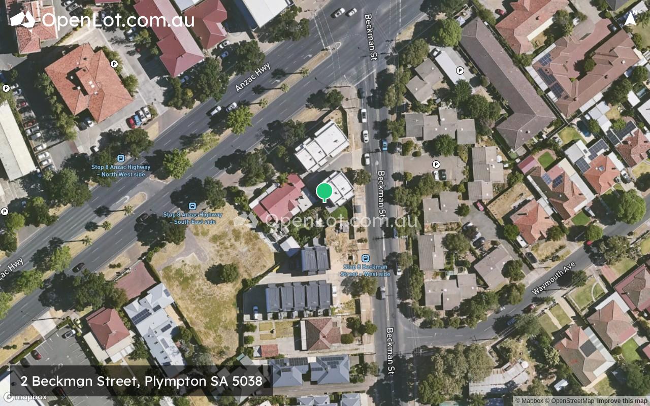 Satellite image for 2 Beckman Street, Plympton SA 5038