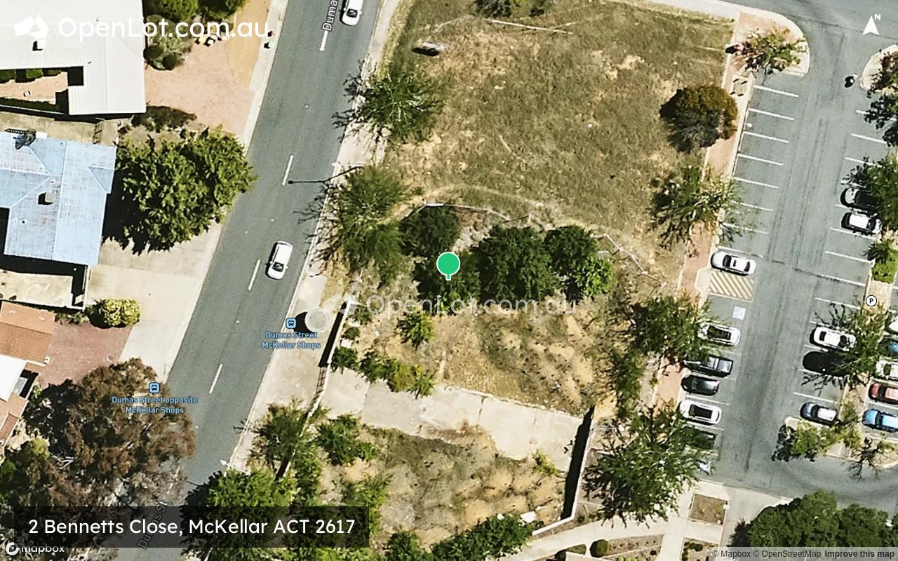 Satellite image for 2 Bennetts Close, McKellar ACT 2617