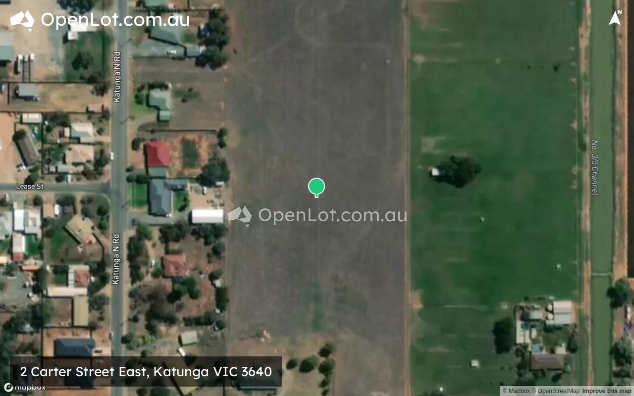 Satellite image for 2 Carter Street East, Katunga VIC 3640