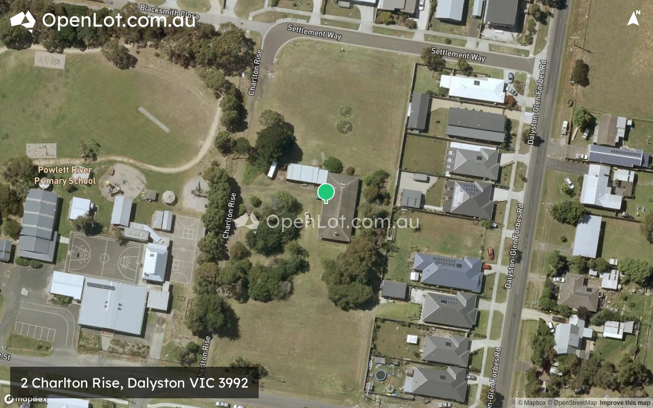 Satellite image for 2 Charlton Rise, Dalyston VIC 3992
