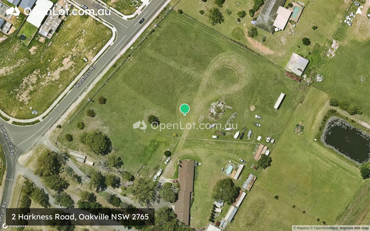 Satellite image for 2 Harkness Road, Oakville NSW 2765