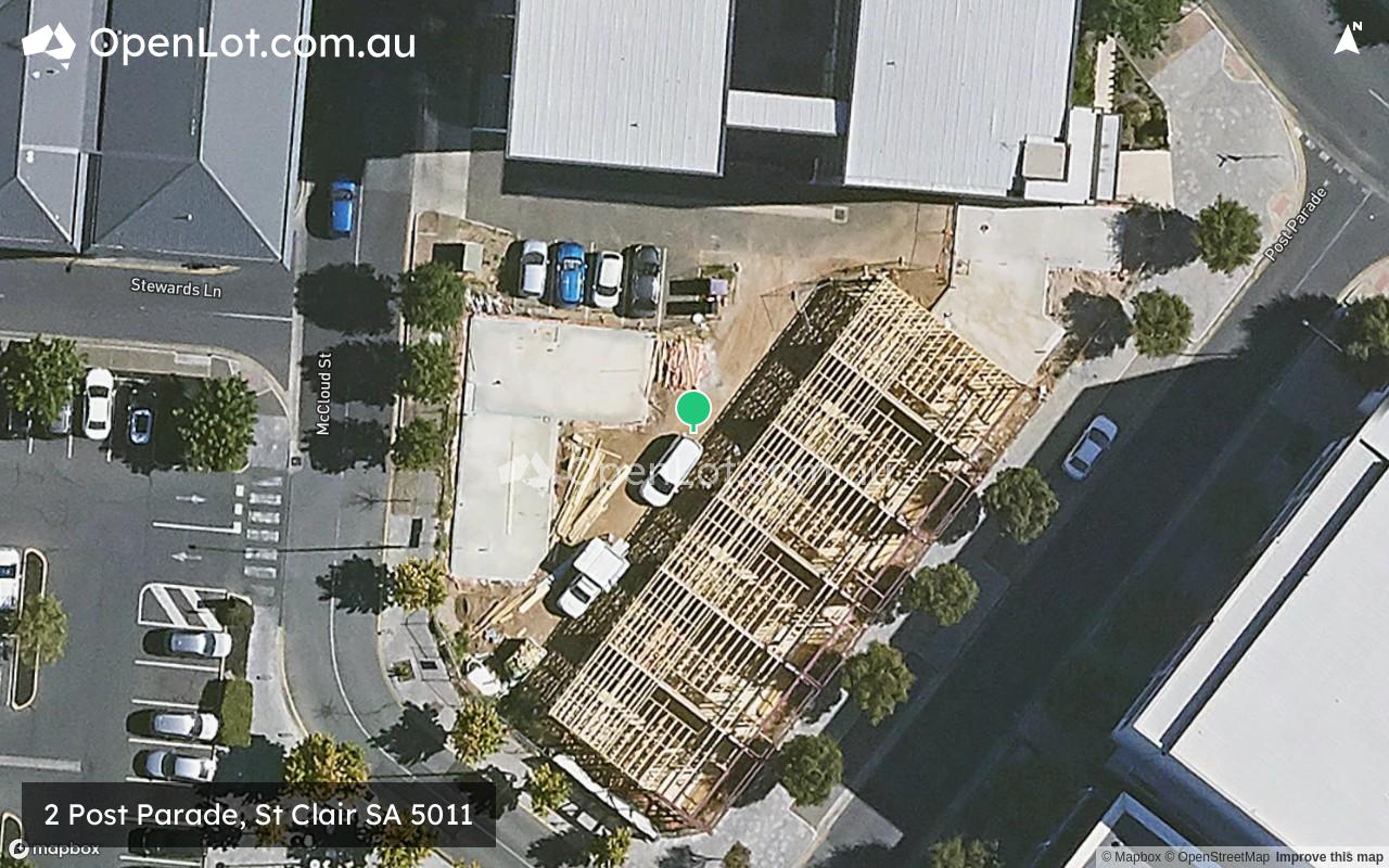Satellite image for 2 Post Parade, St Clair SA 5011