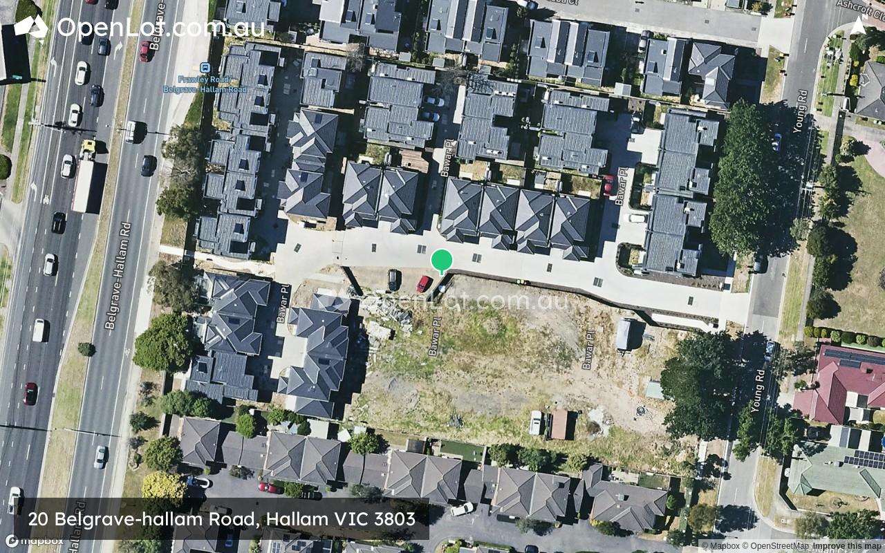 Satellite image for 20 Belgrave-hallam Road, Hallam VIC 3803