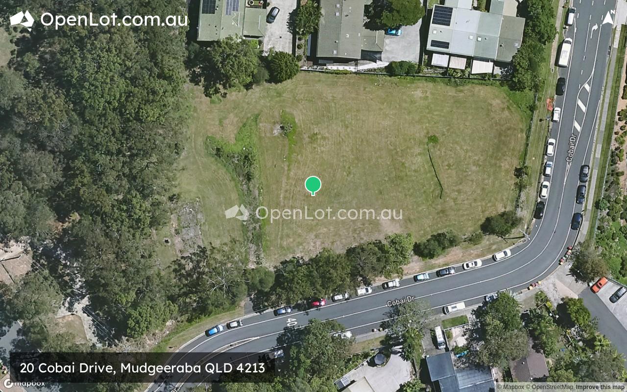 Satellite image for 20 Cobai Drive, Mudgeeraba QLD 4213